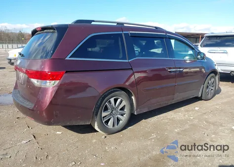 2015 Honda Odyssey Touring/Touring Elite from USA, damaged, VIN 5FNRL5H97FB102324